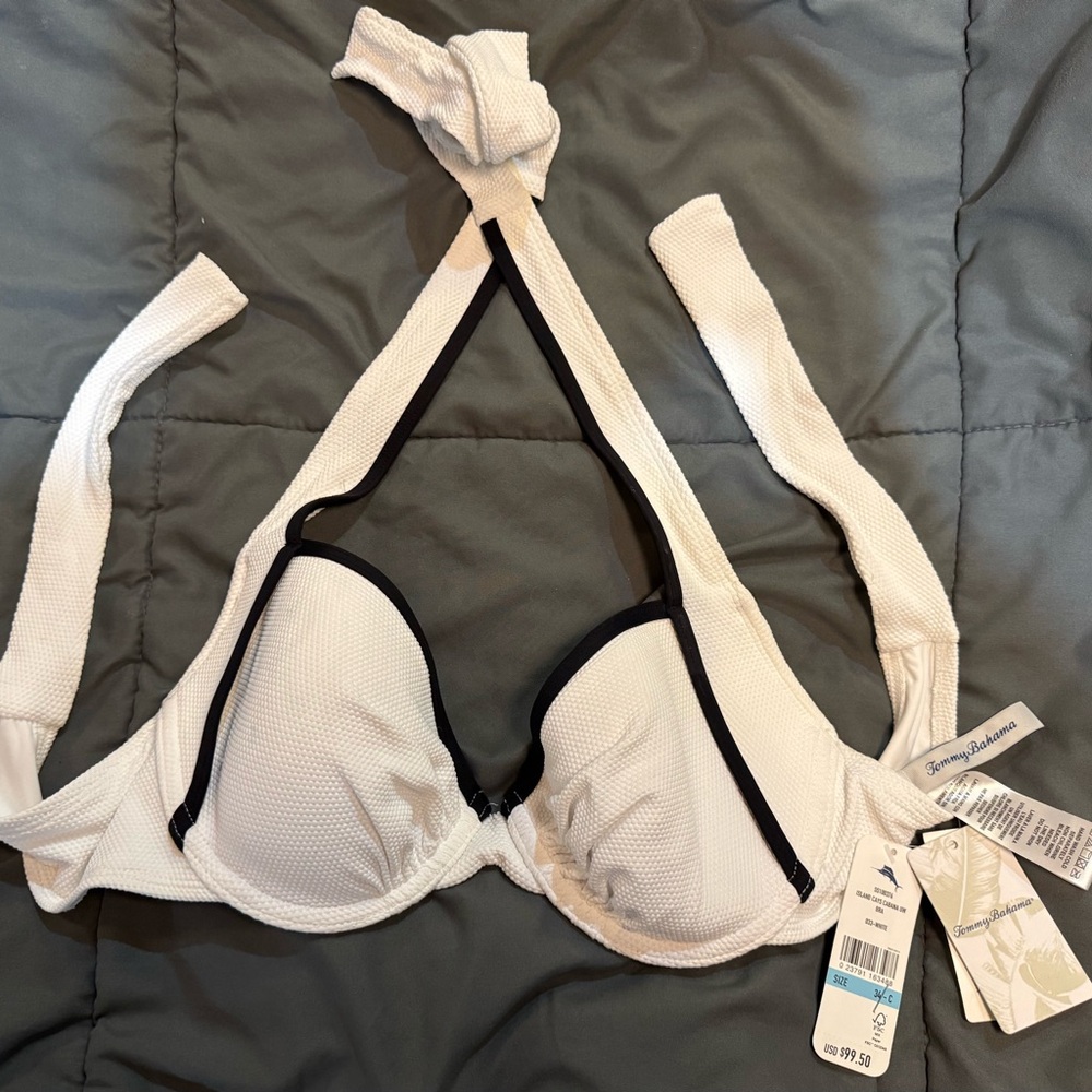 Tommy Bahama Black and White Bikini Swimwear